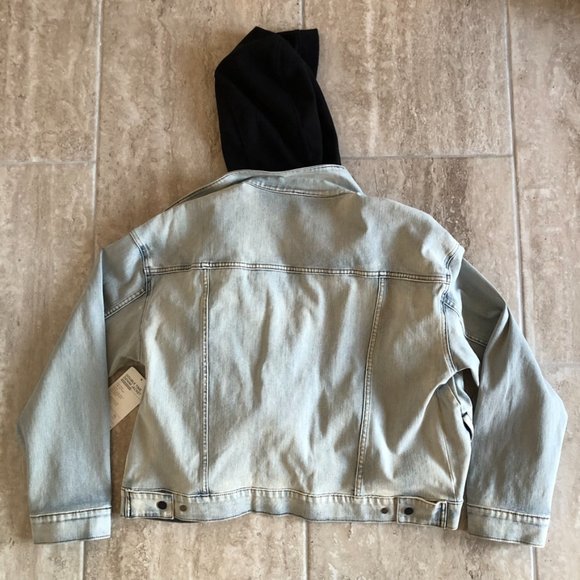 Athleta Jackets & Coats Nwt Athleta Double Time Denim Jacket Blue